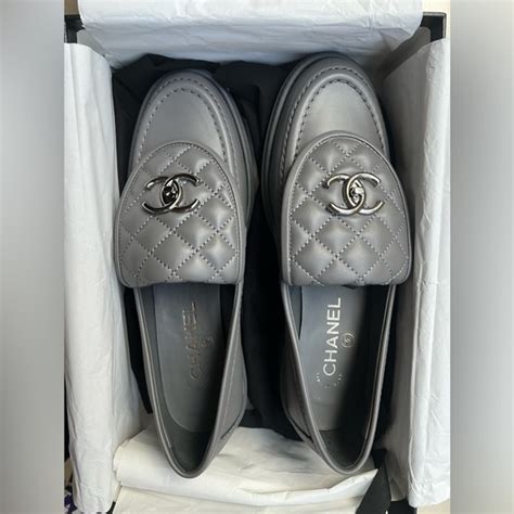 chanel lambskin quilted cc turnlock loafers|chanel loafers.